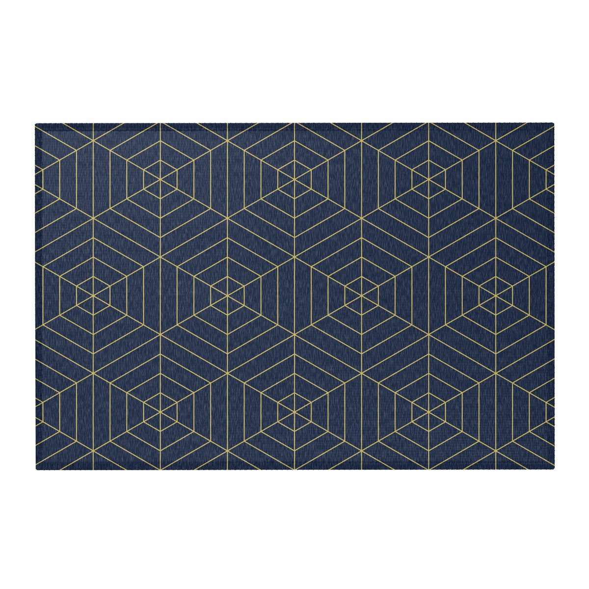 area rug gold and navy 