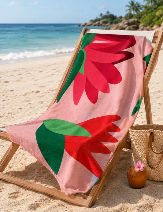 Hibiscus Beach Towel